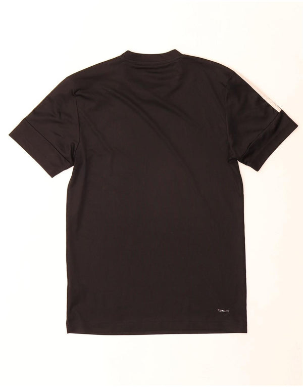 Adidas Mens Climalite Graphic T-Shirt Top XS Black Polyester