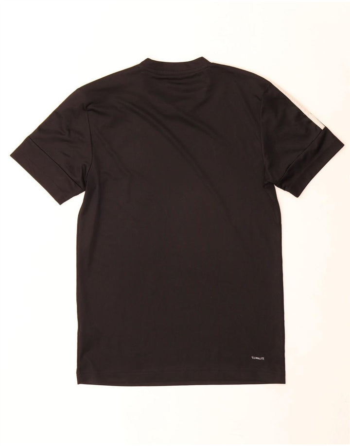 Adidas Mens Climalite Graphic T-Shirt Top XS Black Polyester