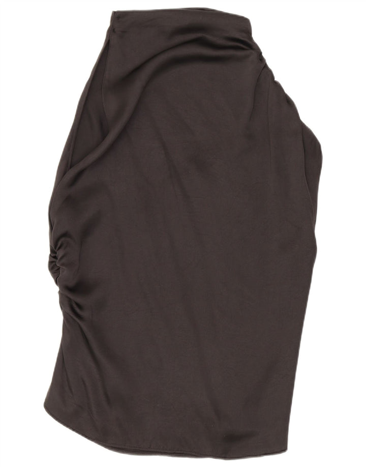 Zara Womens Blouse Top UK 20 2XL Black