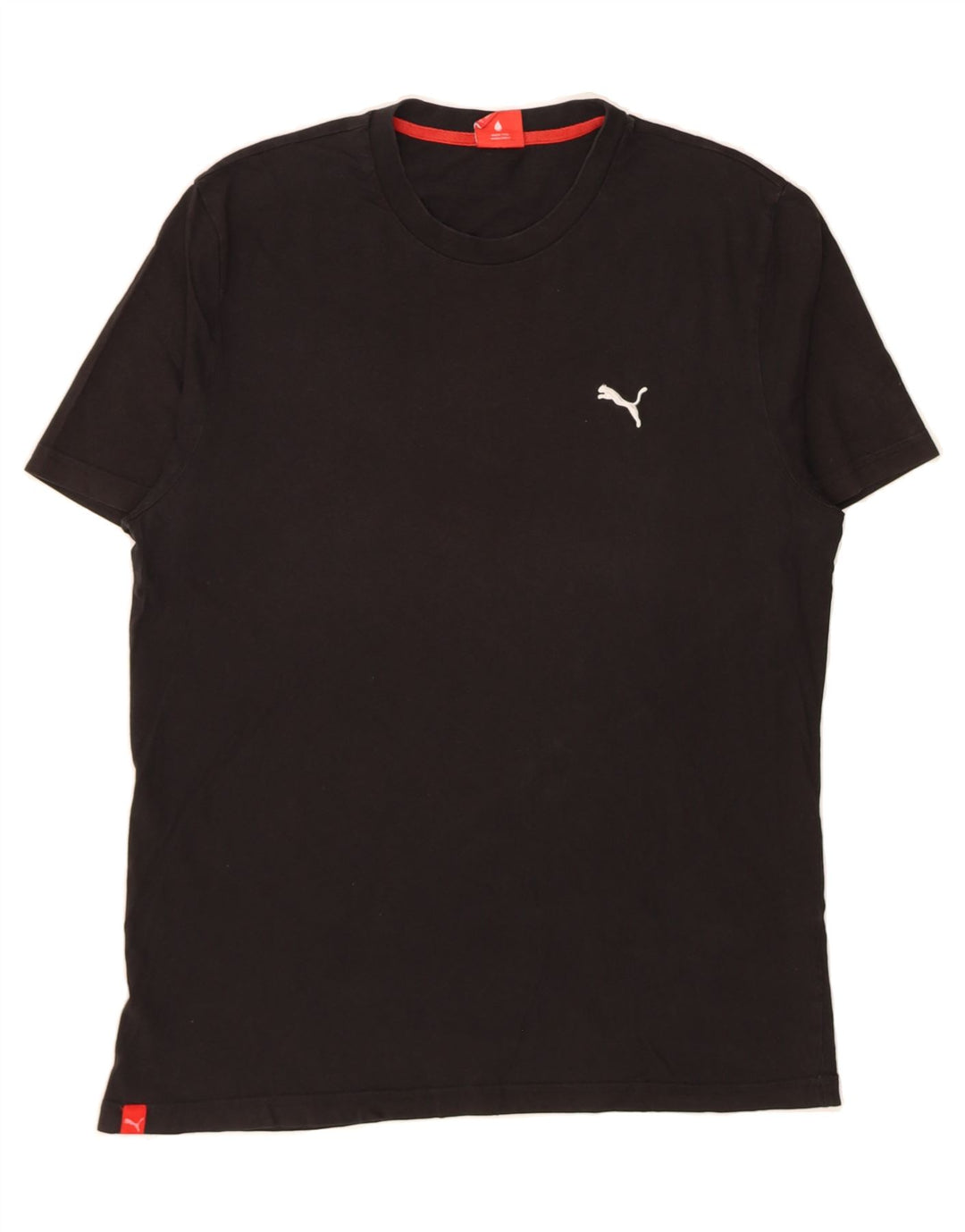 PUMA Mens T-Shirt Large Black Cotton Vintage Puma and Second-Hand Puma from Messina Hembry 