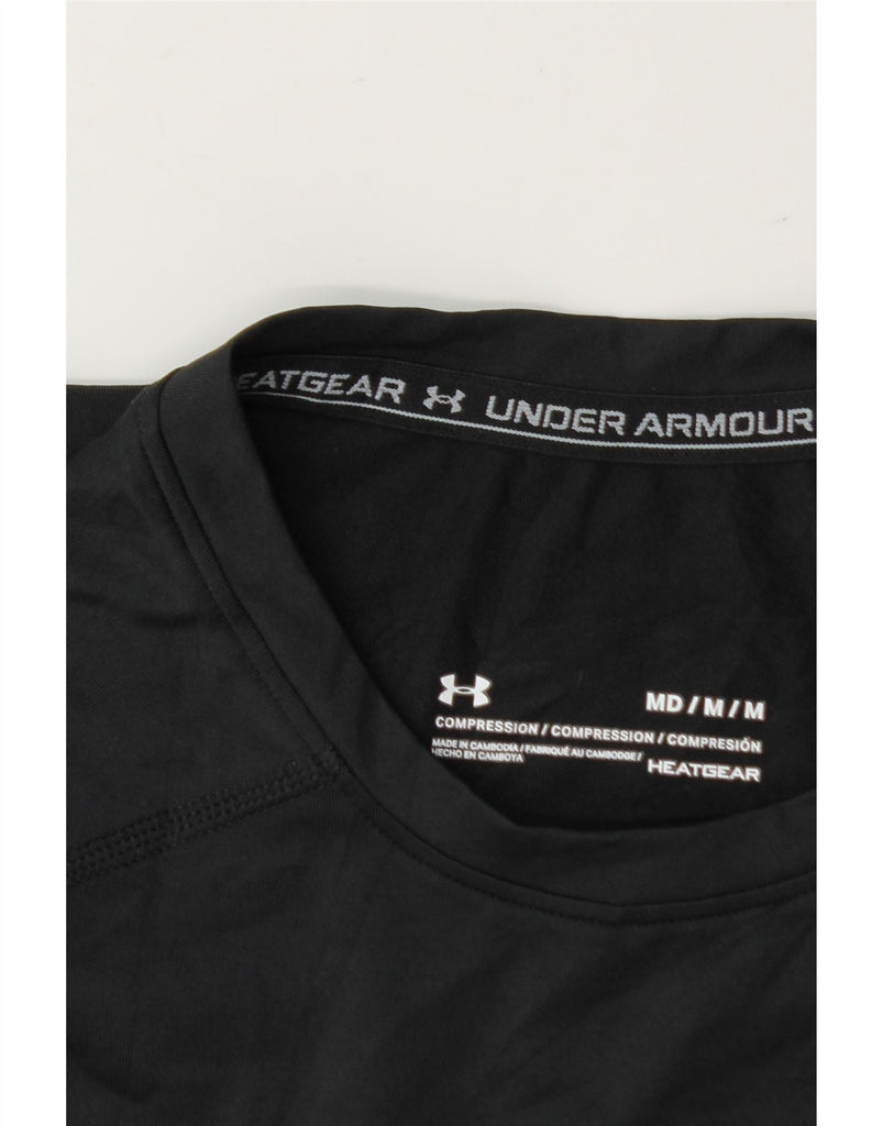 UNDER ARMOUR Womens Heat Gear Vest Top UK 12 Medium Black Polyester Vintage Under Armour and Second-Hand Under Armour from Messina Hembry 