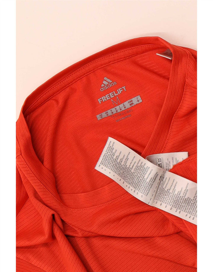 Adidas Mens Climacool T-Shirt Top Medium Red Polyester