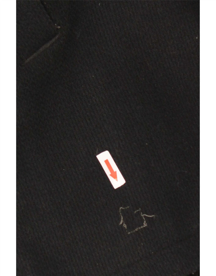 G-Star Mens Overcoat UK 42 XL Black Wool