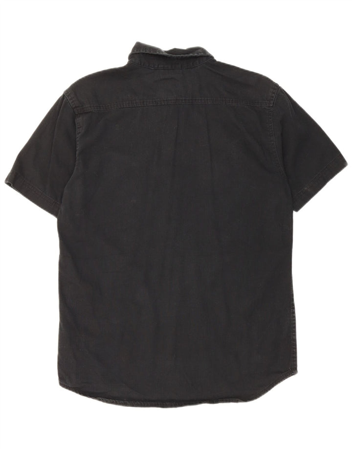 Levi's Mens Short Sleeve Shirt Small Black Cotton