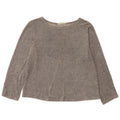 Marks & Spencer Womens Top Long Sleeve UK 14 Large  Grey Polyester