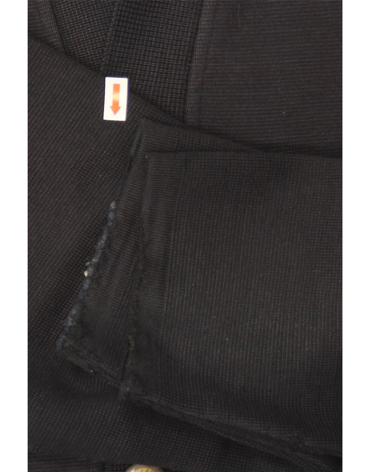 Lacoste Mens Cardigan Sweater IT 52 Large Navy Blue Wool