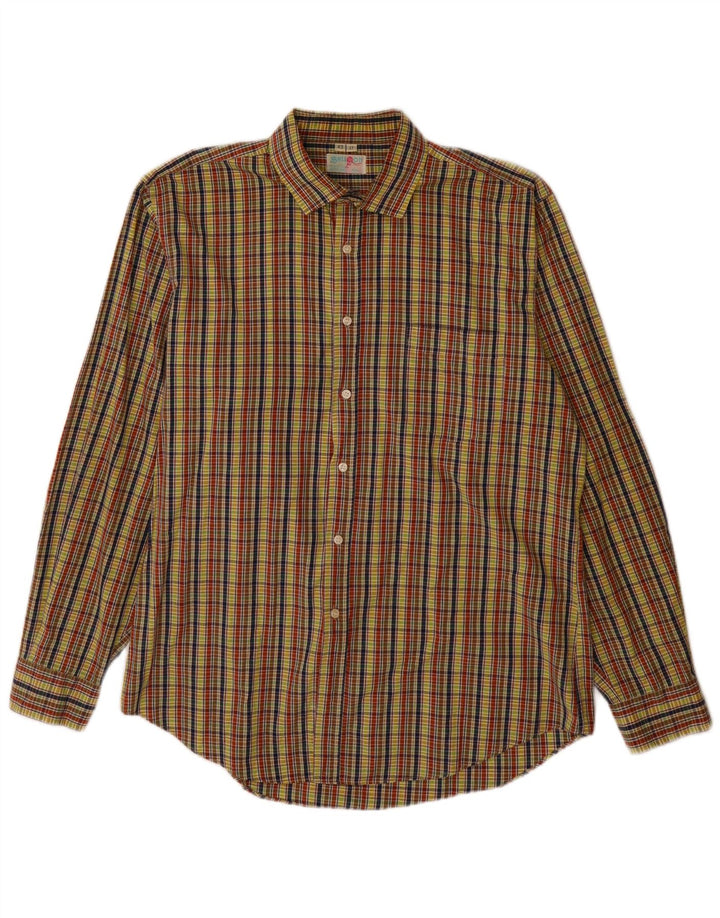 Balloon Mens Shirt Size 43 17 XL Multicoloured Check Cotton