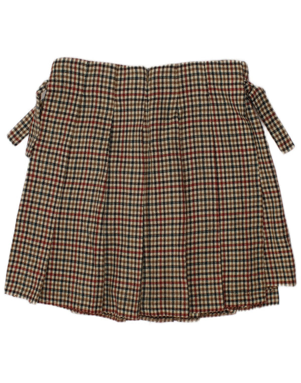 ZARA Girls Skort 9-10 Years  Multicoloured Houndstooth Polyester