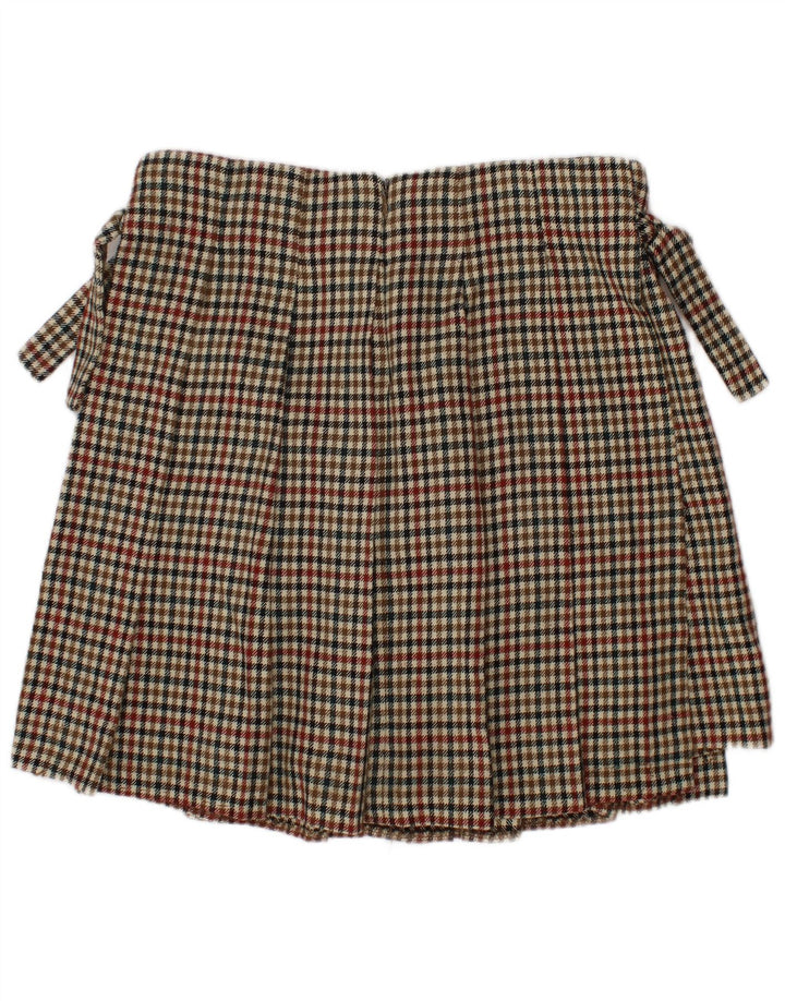 ZARA Girls Skort 9-10 Years  Multicoloured Houndstooth Polyester