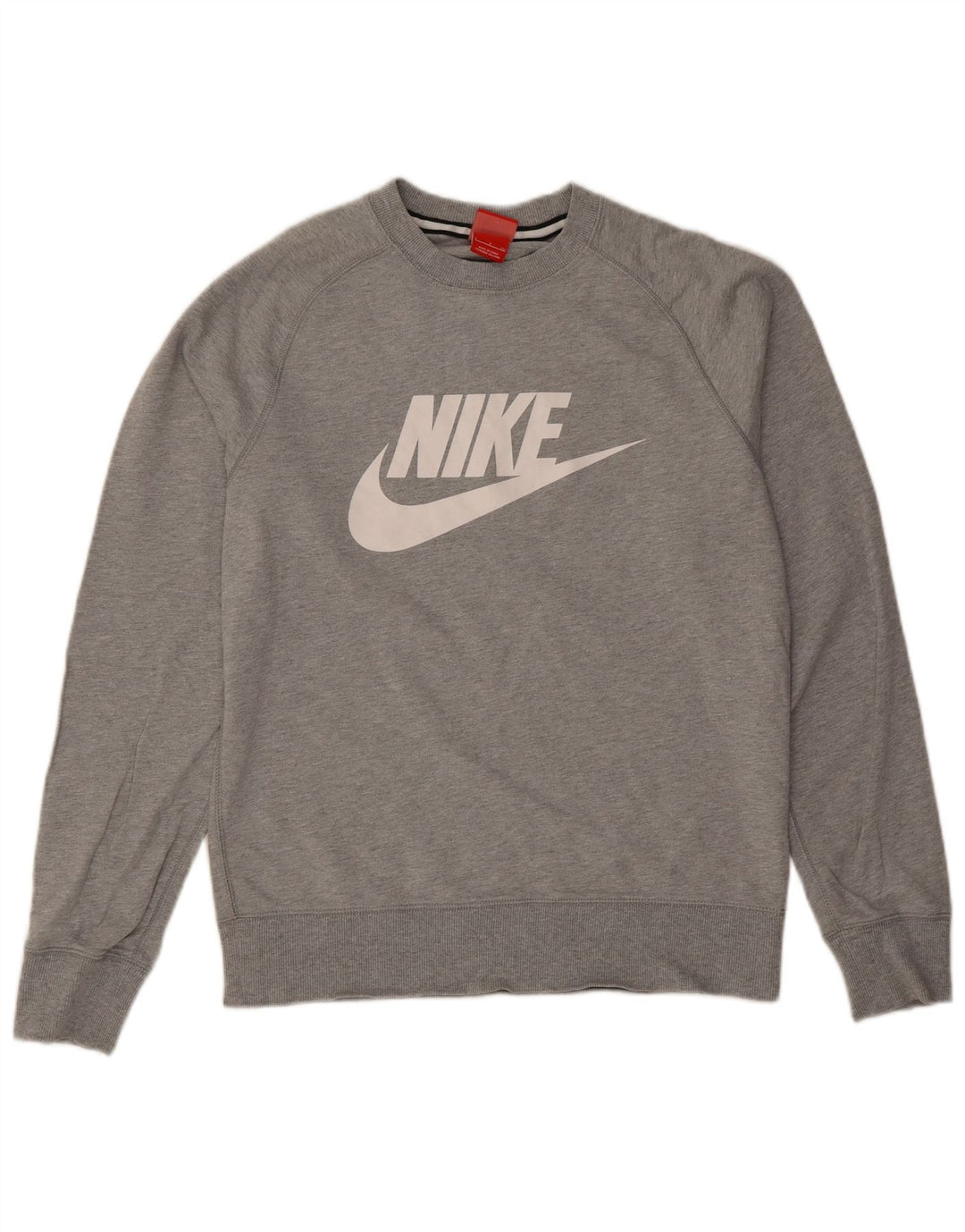 Nike Mens Graphic Sweatshirt Jumper Small Grey Flecked