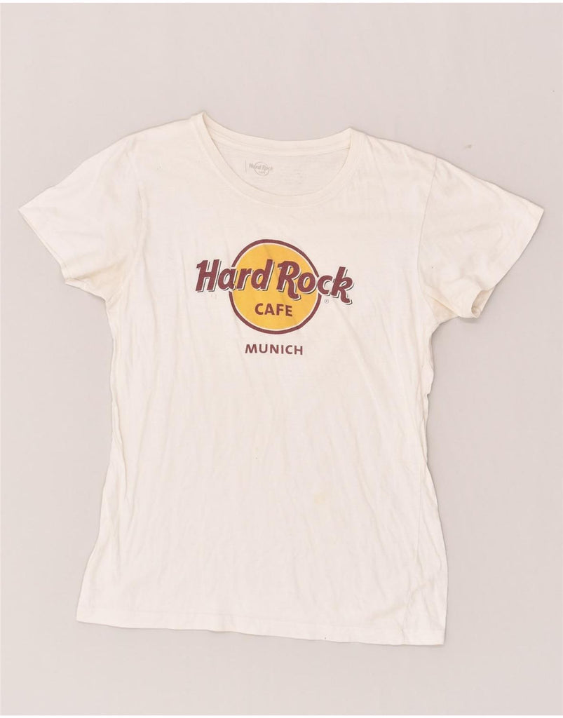 HARD ROCK CAFE Mens Munich Graphic T-Shirt Top XS White Cotton | Vintage Hard Rock Cafe | Thrift | Second-Hand Hard Rock Cafe | Used Clothing | Messina Hembry 