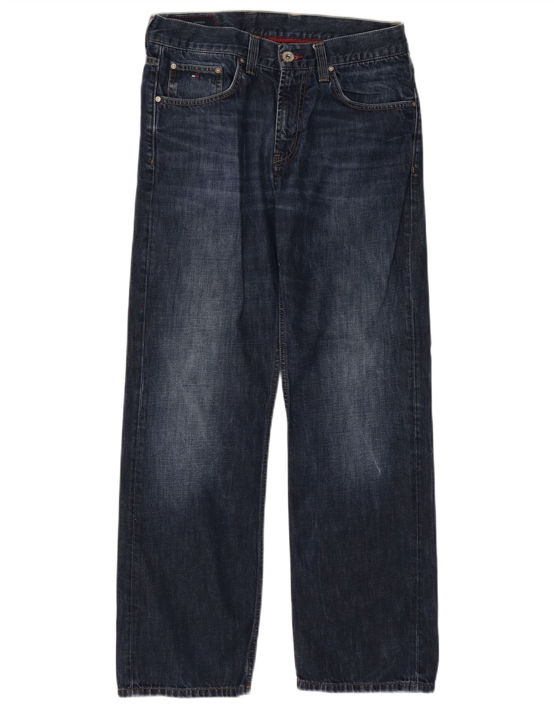 Tommy Hilfiger Mens Straight Jeans W32 L30 Blue