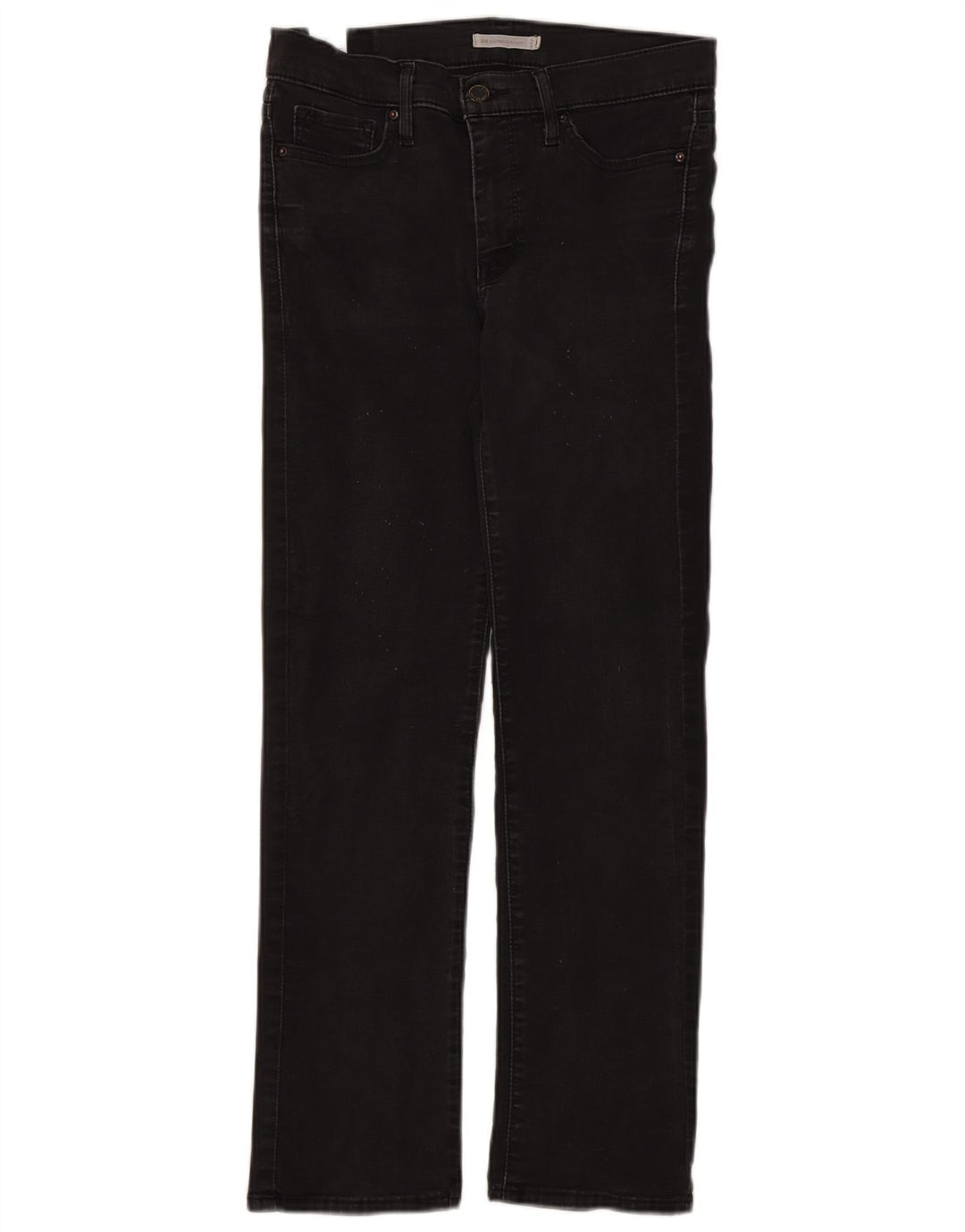 Levi's Womens 314 Shaping Denim Shorts W29 L28 Black Cotton