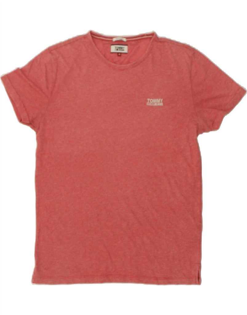 TOMMY HILFIGER Mens Regular Fit T-Shirt Top Medium Red Cotton | Vintage Tommy Hilfiger | Thrift | Second-Hand Tommy Hilfiger | Used Clothing | Messina Hembry 