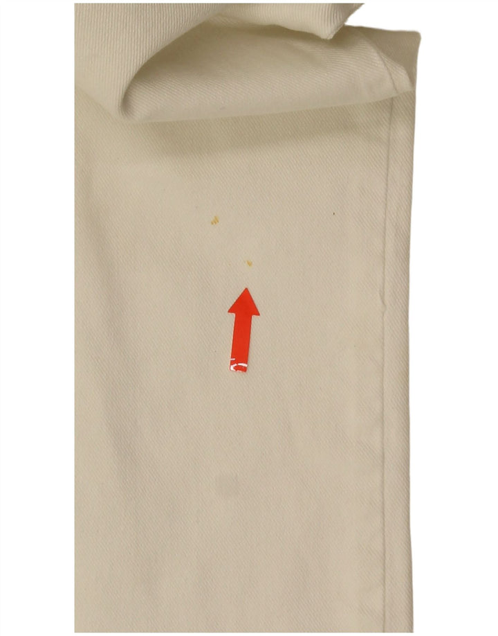 Roy Rogers Womens Skinny Jeans IT 43 Medium W29 L34 White Cotton