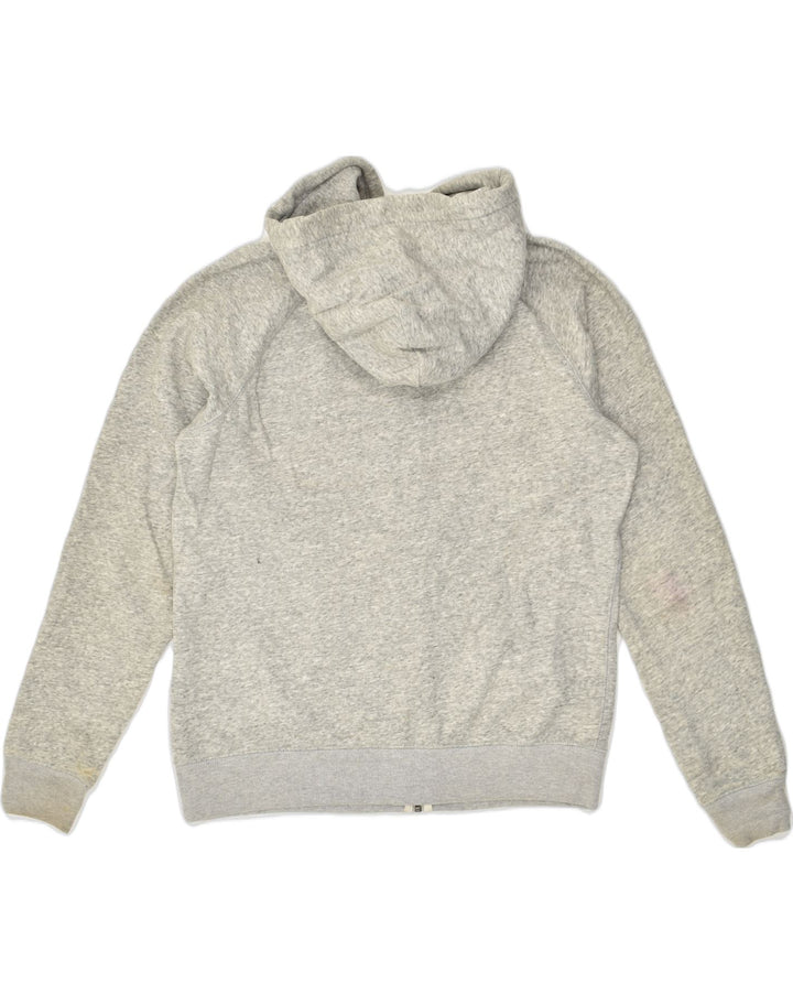 JACK WILLS Womens Zip Hoodie Sweater UK 14 Large Grey Cotton | Vintage Jack Wills | Thrift | Second-Hand Jack Wills | Used Clothing | Messina Hembry 