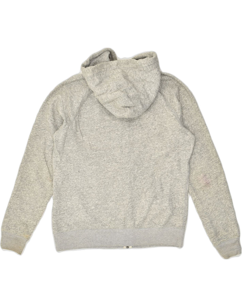 JACK WILLS Womens Zip Hoodie Sweater UK 14 Large Grey Cotton | Vintage Jack Wills | Thrift | Second-Hand Jack Wills | Used Clothing | Messina Hembry 