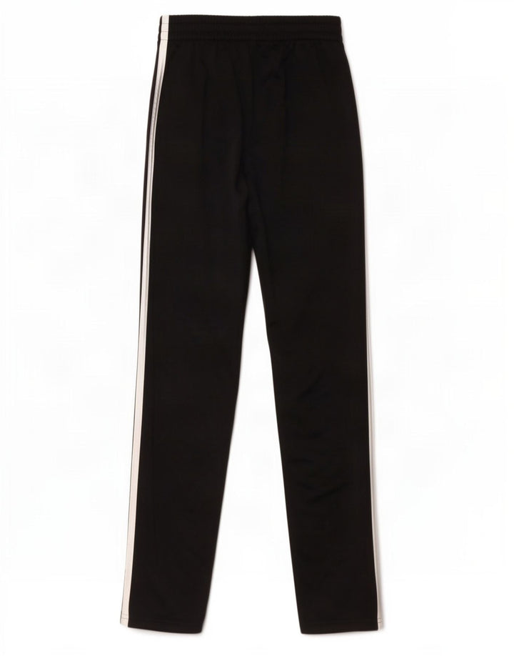 Adidas Boys Tracksuit Trousers 12-13 Years Large Black Polyester