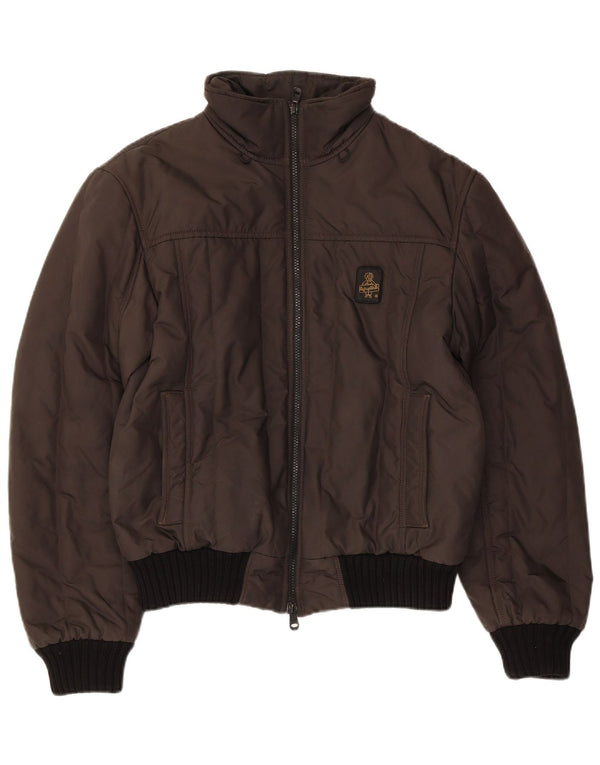 Refrigiwear Mens Liner Bomber Jacket UK 40 Large Brown Nylon