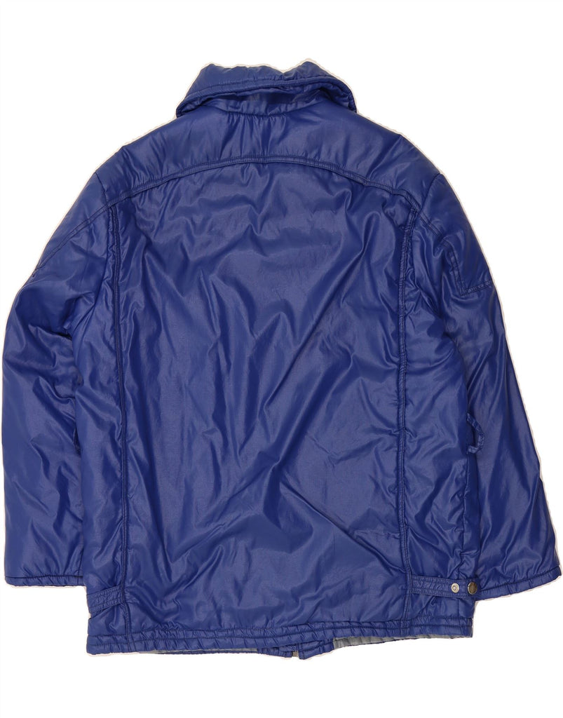 VINTAGE Mens Windbreaker Jacket UK 42 XL Blue Vintage Vintage and Second-Hand Vintage from Messina Hembry 