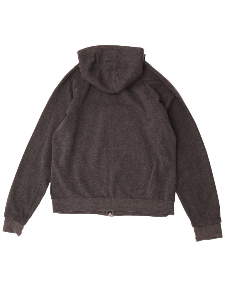 Jordan Mens Zip Hoodie Sweater Large Grey Cotton