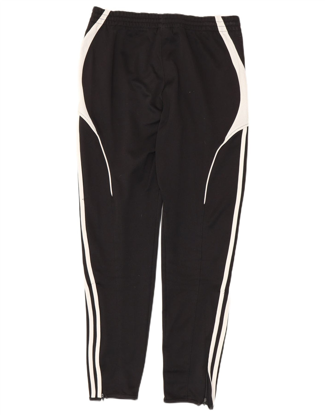 ADIDAS Mens Climalite Tracksuit Trousers Large Black Colourblock Polyester