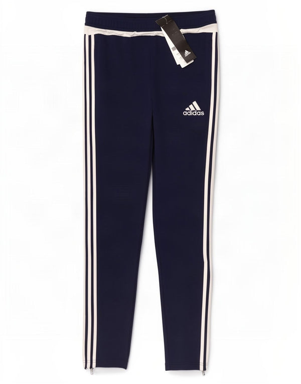 Adidas Boys Climacool Tracksuit Trousers 13-14 Years Navy Blue Colourblock