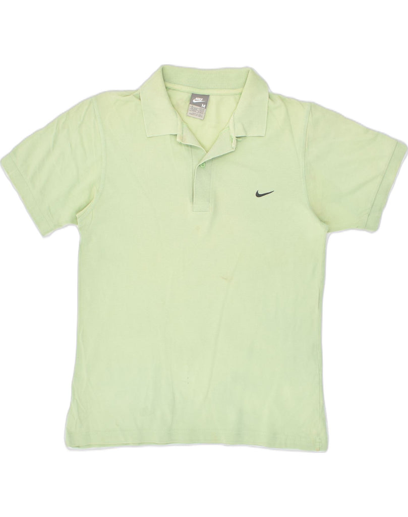 NIKE Mens Polo Shirt Medium Green Cotton | Vintage Nike | Thrift | Second-Hand Nike | Used Clothing | Messina Hembry 