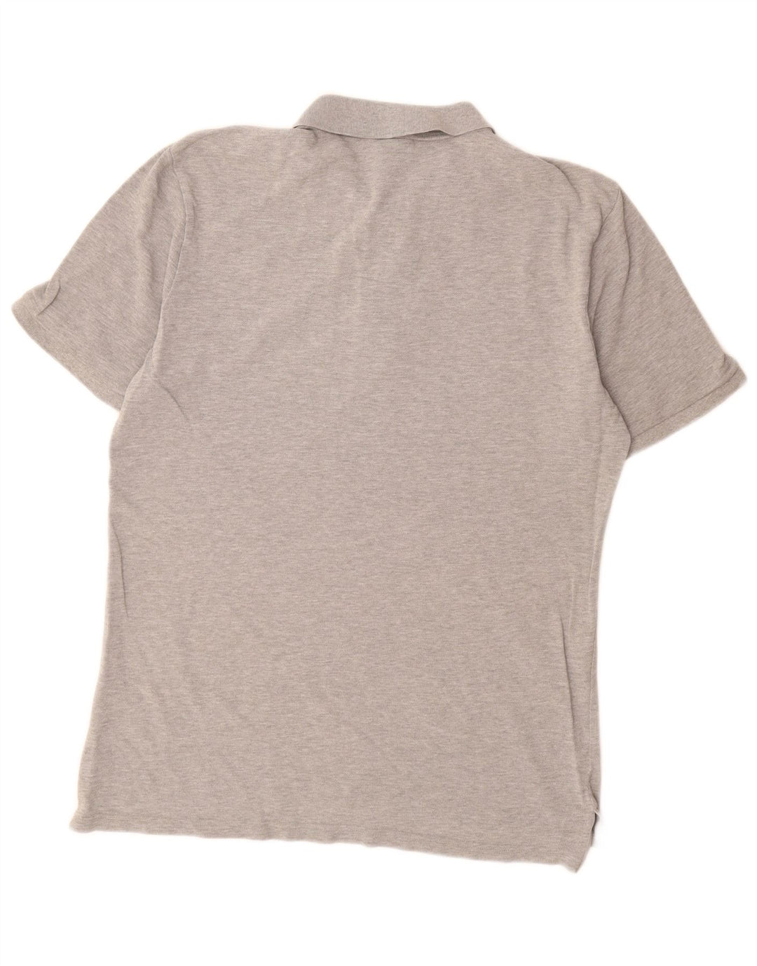 Nike Mens Polo Shirt Medium Grey Flecked Cotton