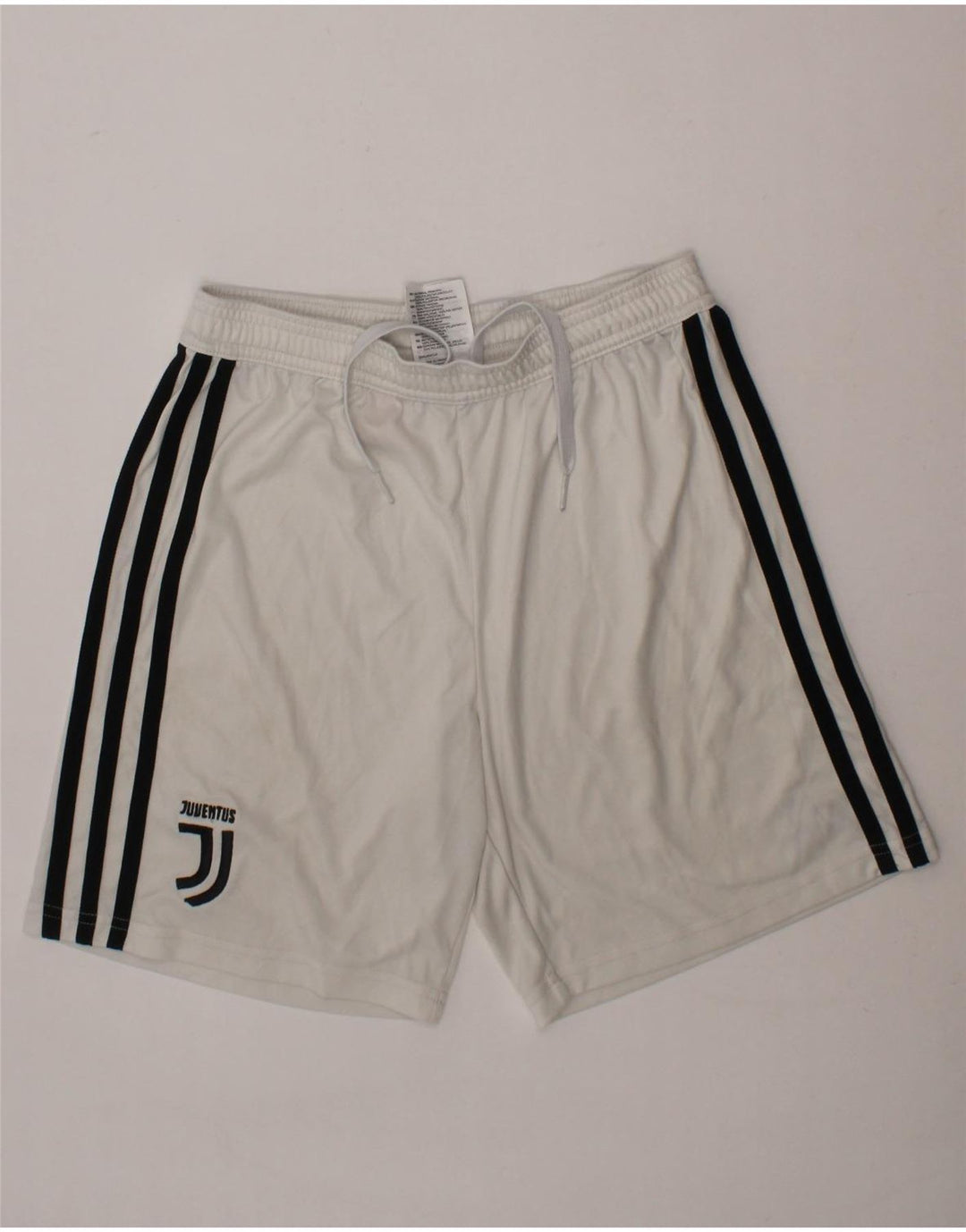 ADIDAS Boys Juventus Sport Shorts 11-12 Years  White Polyester Vintage Adidas and Second-Hand Adidas from Messina Hembry 