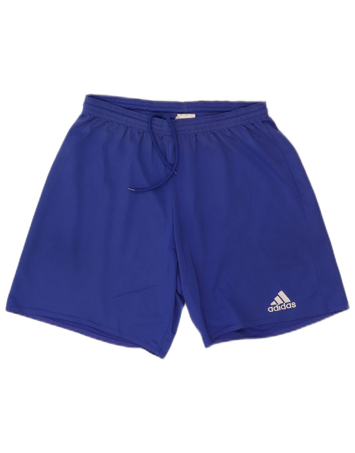 Adidas Mens Climalite Sport Shorts Medium Blue Polyester Sports