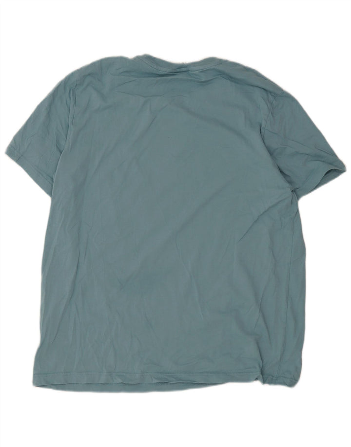 Nike Mens Graphic T-Shirt Top 2XL Blue Cotton