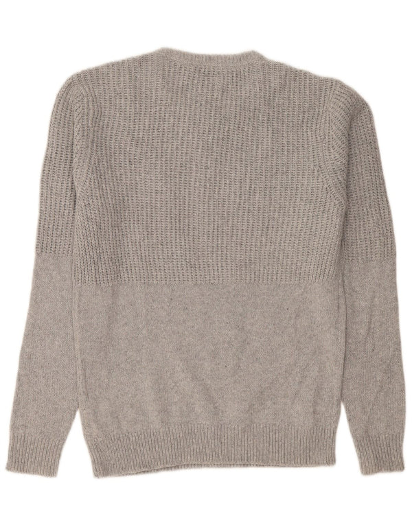 Vans Mens Crew Neck Jumper Sweater Small Grey Cotton