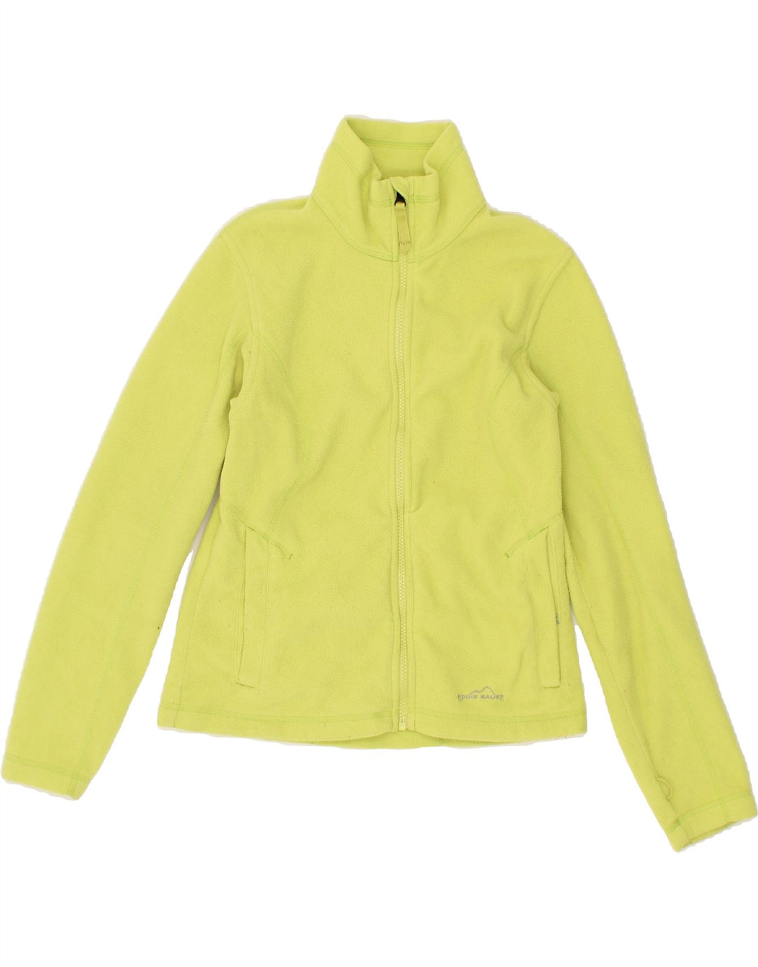 EDDIE BAUER Womens Fleece Jacket UK 12 Medium Yellow Polyester Vintage Eddie Bauer and Second-Hand Eddie Bauer from Messina Hembry 