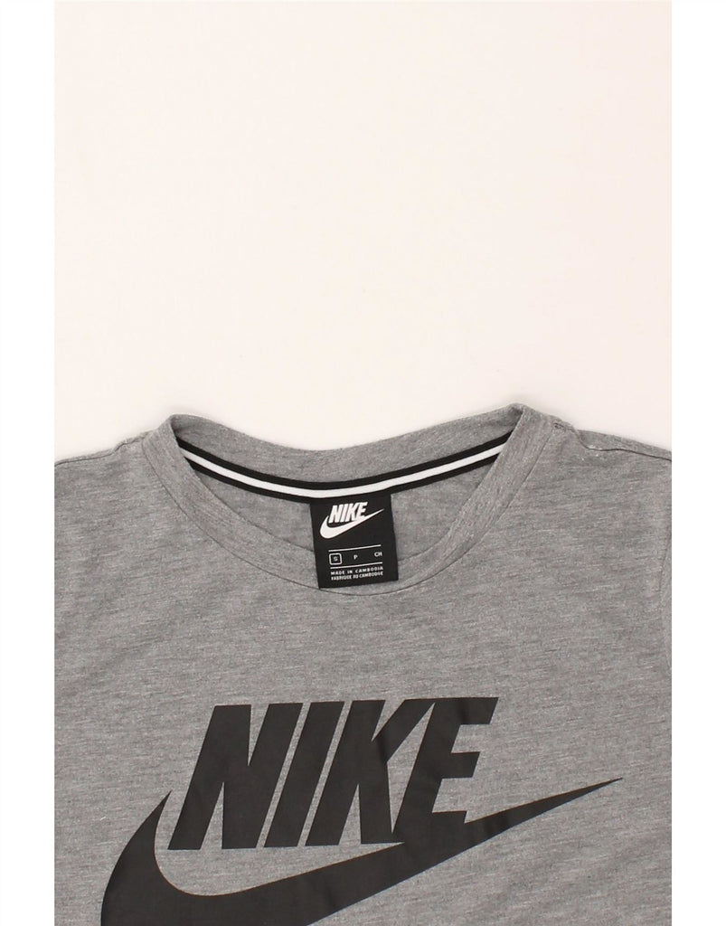 NIKE Mens Graphic T-Shirt Top Small Grey Cotton Vintage Nike and Second-Hand Nike from Messina Hembry 