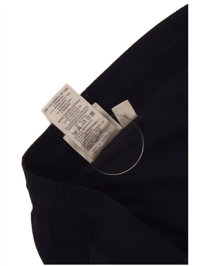 Adidas Womens Tracksuit Trousers UK 12 Medium Navy Blue Polyester