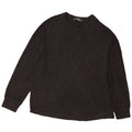 Eddie Bauer Mens Top Long Sleeve XL Black Cotton
