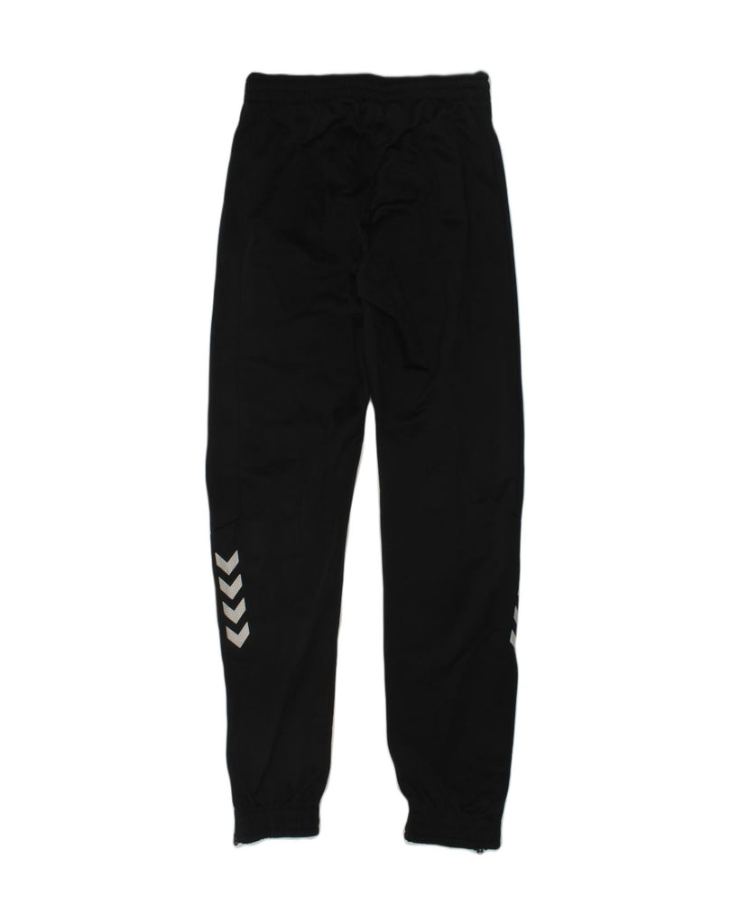 HUMMEL Boys Tracksuit Trousers Joggers 13-14 Years Black Polyester | Vintage Hummel | Thrift | Second-Hand Hummel | Used Clothing | Messina Hembry 