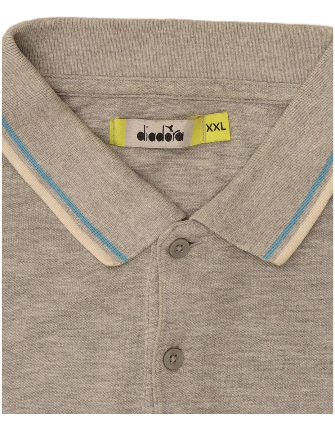 Diadora Mens Polo Shirt 2XL Grey