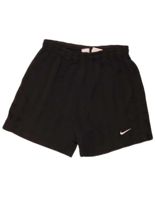 Nike Mens Sport Shorts Medium Black Pinstripe Polyester