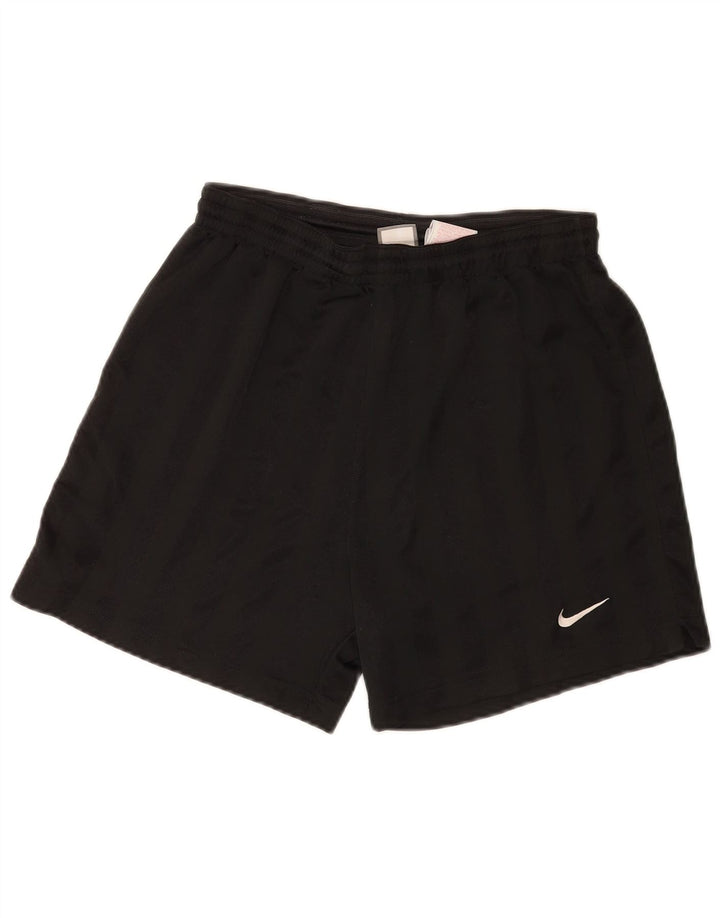 Nike Mens Sport Shorts Medium Black Pinstripe Polyester