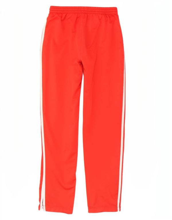 Adidas Mens Tracksuit Trousers Medium Red Polyester