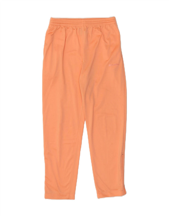 LOTTO Boys Tracksuit Trousers 13-14 Years 2XL Orange Polyester Vintage Lotto and Second-Hand Lotto from Messina Hembry 