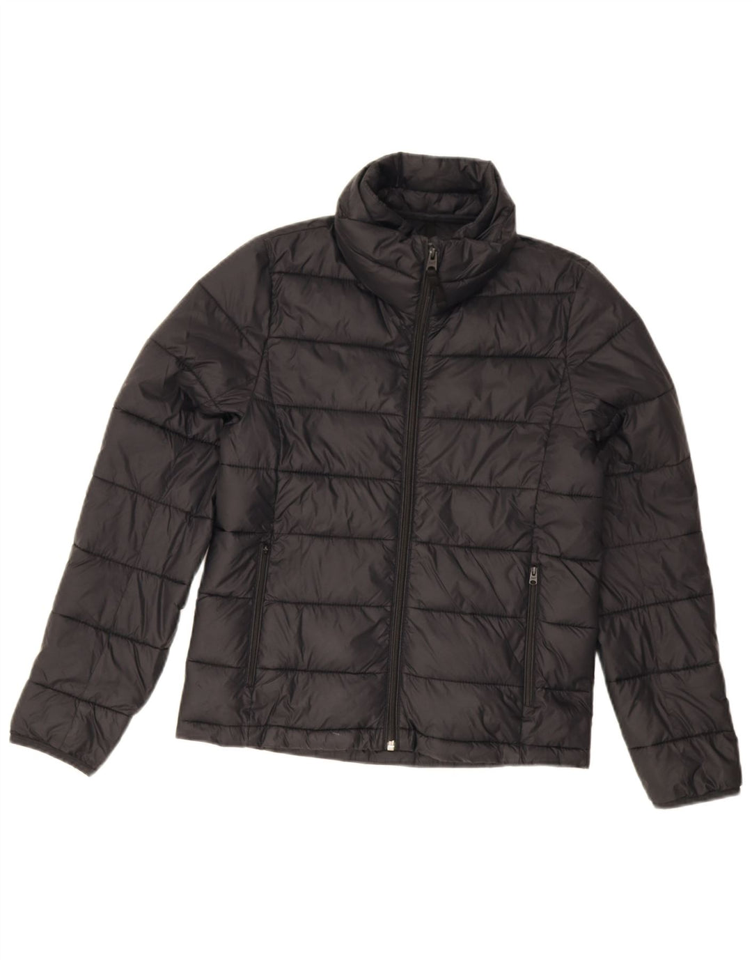Abercrombie & Fitch Womens Padded Jacket UK 2 2XS Black Polyester