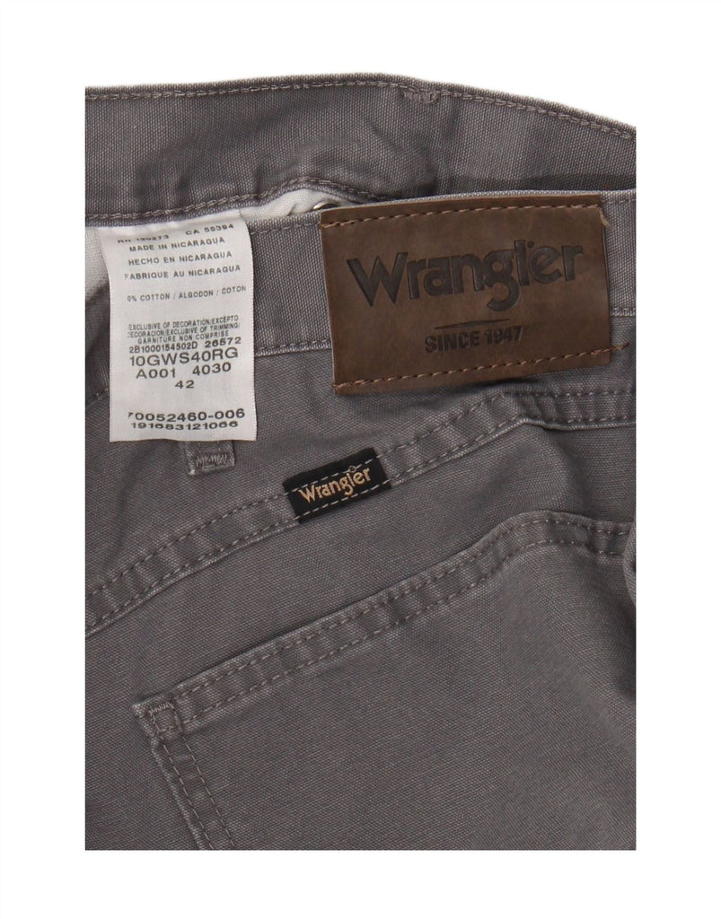WRANGLER Mens Cargo Shorts W42 2XL Grey Cotton Vintage Wrangler and Second-Hand Wrangler from Messina Hembry 