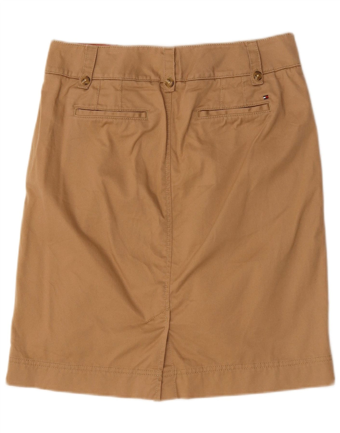 Tommy Hilfiger Womens Straight Skirt US 8 Medium W32 Brown Cotton