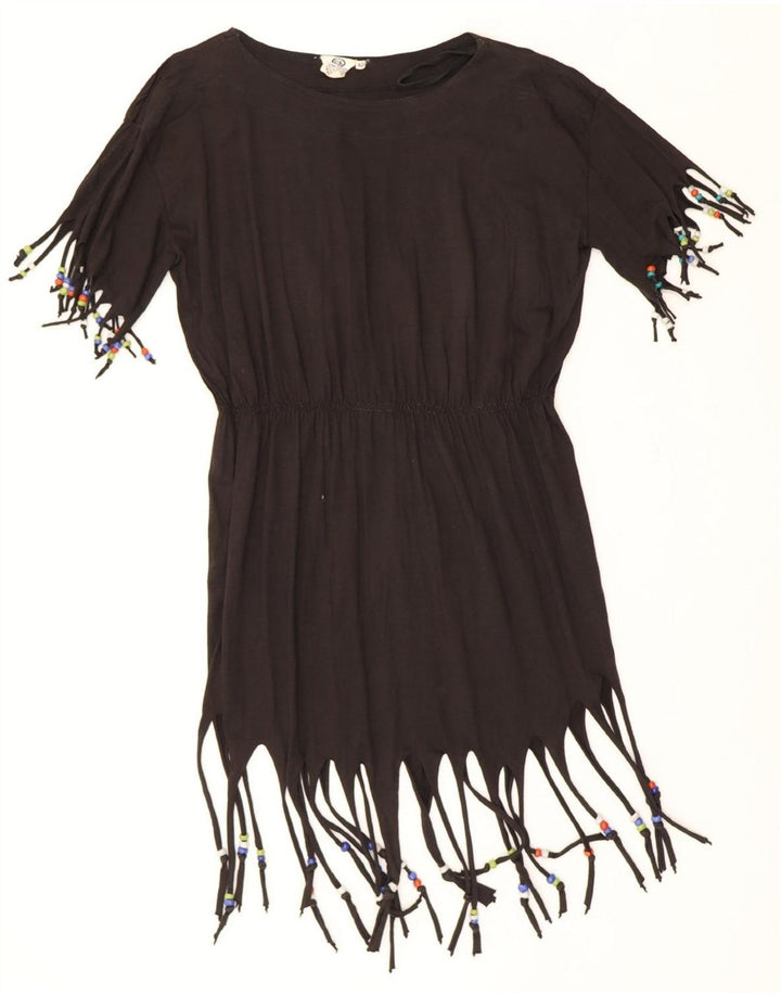 C&A Womens T-Shirt Dress EU 42 Large Black Cotton Vintage C&A and Second-Hand C&A from Messina Hembry 