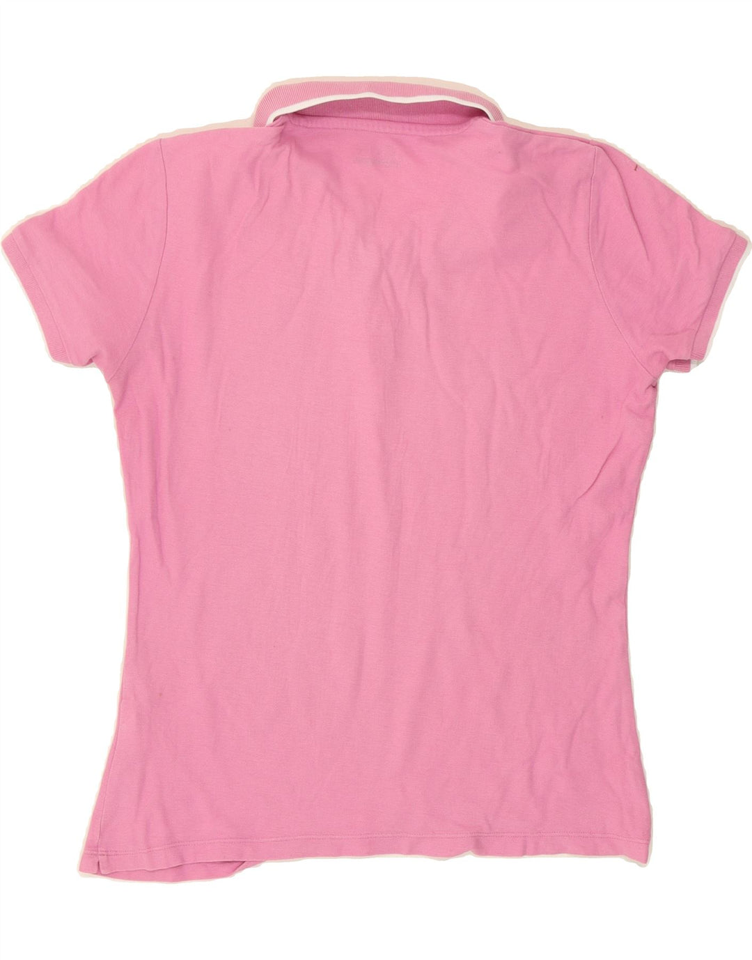 LOTTO Womens Polo Shirt UK 14 Medium Pink Cotton Vintage Lotto and Second-Hand Lotto from Messina Hembry 