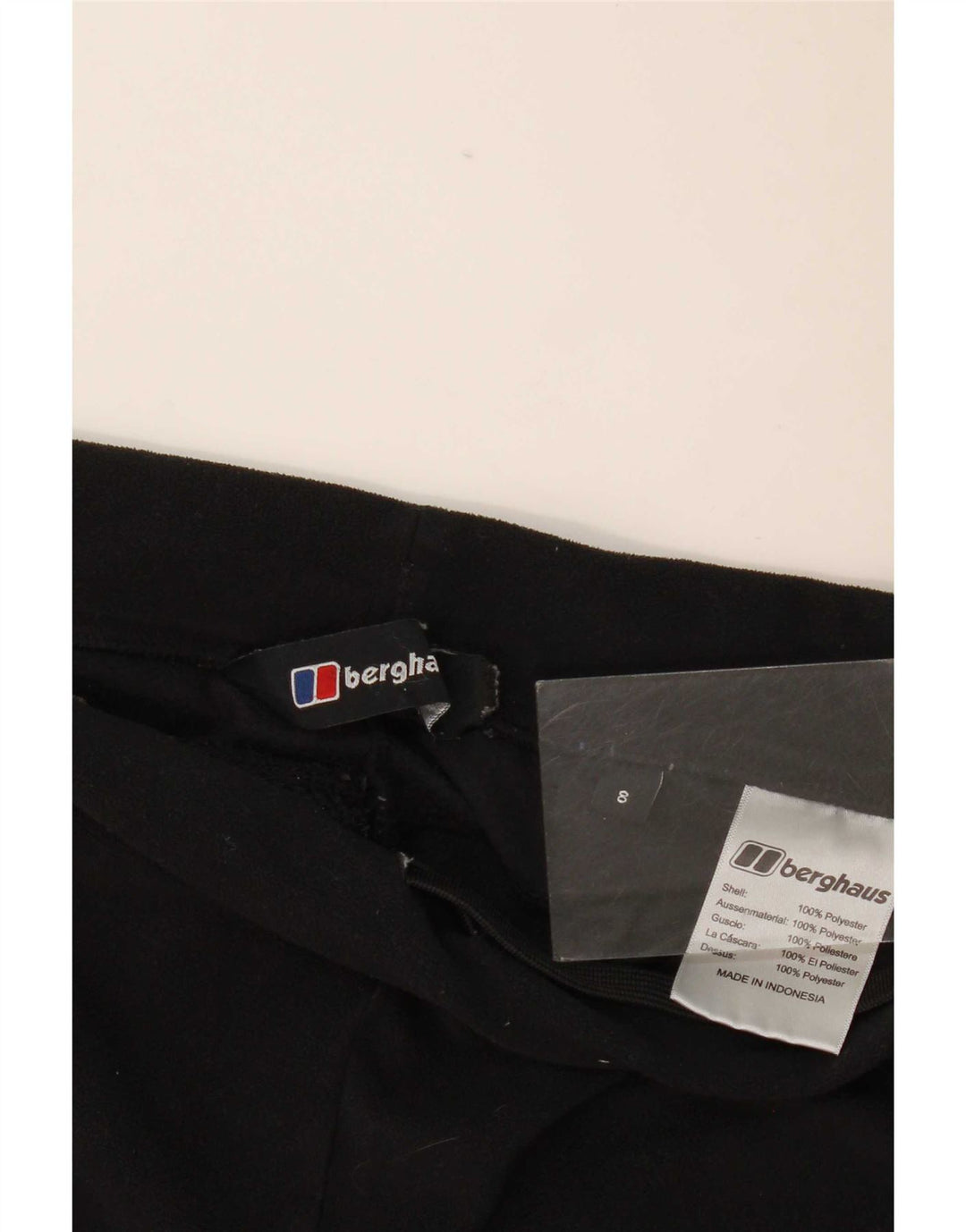 Berghaus Womens Fleece Tracksuit Trousers UK 8 Small Black Polyester