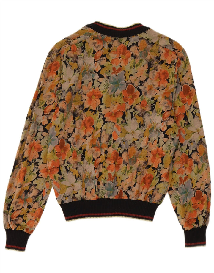 Vintage Womens Pullover Blouse Top IT 44 Medium Multicoloured Floral